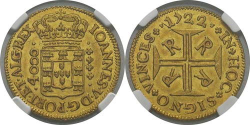 Brésil
Jean V (1706-1750)
4000 ... 