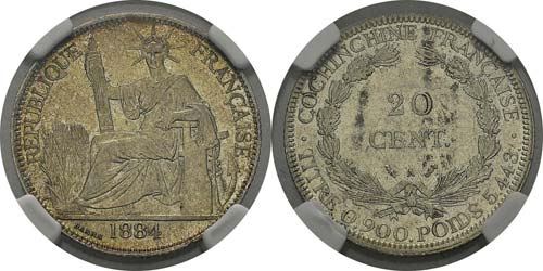 Cochinchine
20 cent. - 1884 A ... 