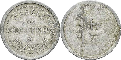 Congo - Brazzaville
1 franc ... 