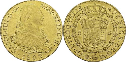  Espagne
Charles IV (1788-1808)
8 ... 