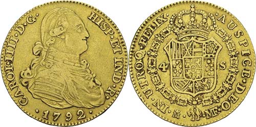  Espagne
Charles IV (1788-1808)
4 ... 