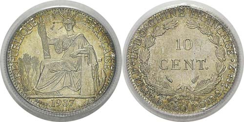 Indochine
10 cent. - 1937 ... 