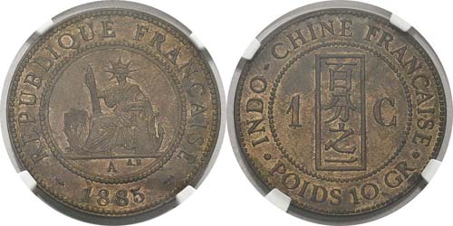 Indochine
1 cent. - 1885 A ... 