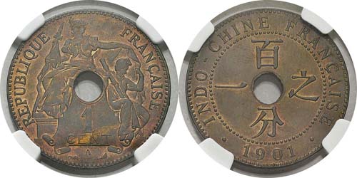 Indochine
1 cent. - 1901 A ... 