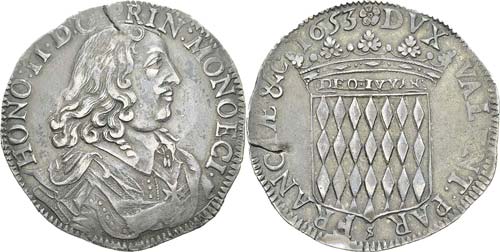 Monaco
Honoré II (1604-1662)
Ecu ... 