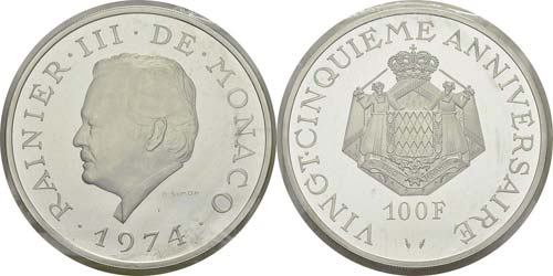 Monaco
Rainier III (1949-2005)
100 ... 