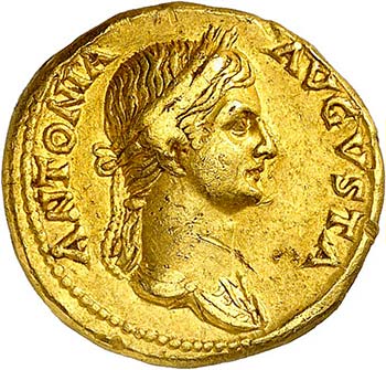 Antonia Aureus - Rome (41-45).  ... 