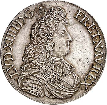 France Louis XIV (1643-1715) Ecu ... 