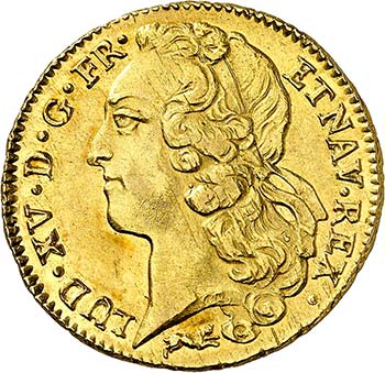 France Louis XV (1715-1774) Double ... 