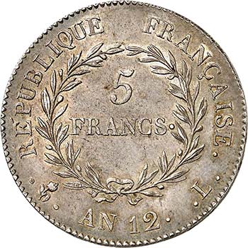 France Consulat (1799-1804) 5 ... 