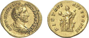 70-Antonin le Pieux (138-161)
Aureus - Rome ... 