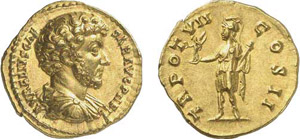 73-Marc-Aurèle (161-180)
Aureus - Rome ... 