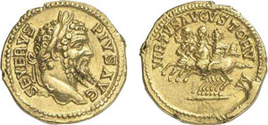 79-Septime Sévère (193-211)
Aureus - Rome ... 