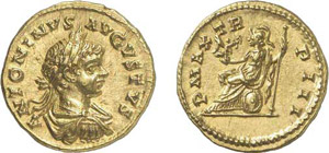 81-Caracalla (198-217)
Aureus - Laodicée ... 