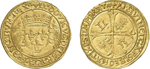 284-France 
Louis XII (1498-1514)
Ecu dor ... 