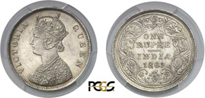 506-Inde
Victoria (1837-1901)
1 roupie - ... 
