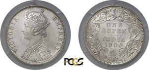 510-Inde
Victoria (1837-1901)
1 roupie - ... 