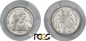 552-Indochine
Essai en nickel de la 10 cent. ... 