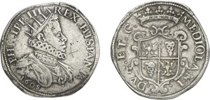 568-Italie - Milan 
Philippe III (1598-1621) ... 