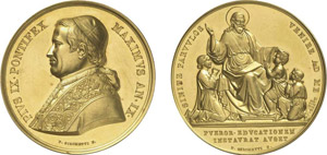 851-Vatican
Pie IX (1846-1878)
Médaille en ... 