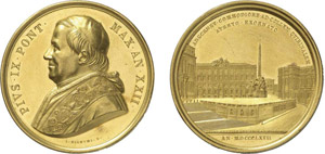 853-Vatican
Pie IX (1846-1878)
Médaille en ... 