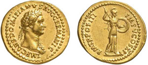 56-Domitien (81-96) Aureus - Rome (84) - Av. ... 