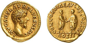 78-Lucius Verus (161- 169) Aureus - Rome ... 