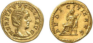 102- Etruscille (249-253) Aureus - Rome ... 