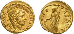 103-Uranius Antonin (253-254) Aureus - ... 