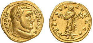 117-Maxence (307-312) Aureus - Carthage ... 