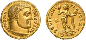 120-Constantin Ier le Grand (310-337) Aureus ... 