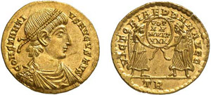 125-Constance II (337-361) Solidus - Trèves ... 