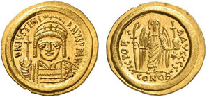 139-Justinien Ier (527-565) Solidus - ... 