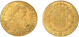 277-Colombie Charles IV (1788-1808) 8 ... 