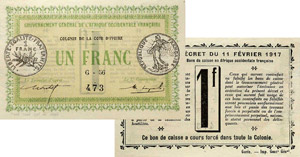 283-Côte dIvoire1 franc - Décret du 11 ... 