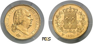 366-France - Louis XVIII (1814-1824) 40 ... 