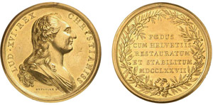 685-Suisse Louis XVI (1774-1792) Médaille ... 