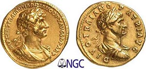 23-Hadrien (117-138) Aureus - Rome (118) Av. ... 