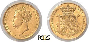 94-Angleterre Georges IV (1820-1830) 1 ... 