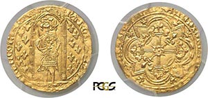 250-France Charles V (1364-1380) Franc à ... 