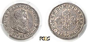 261-France Louis XIII (1610-1643) Quadruple ... 