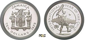 459-Jamaïque Piéfort du 10 dollars - 1979 ... 