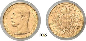 479-Monaco Albert Ier (1889-1922) 100 francs ... 