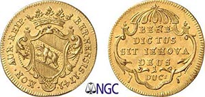 570-Suisse - Canton de Berne 1 ducat - 1741. ... 