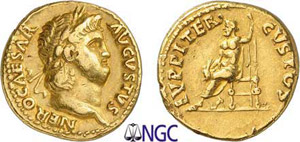 40-Néron (54-68) Aureus - Rome (65-68) Av. ... 