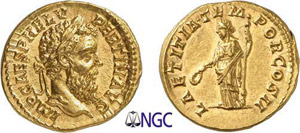 60-Pertinax (193) Aureus - Rome (193) Av. : ... 