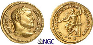 75-Galère Maximien (305-311) Aureus - ... 