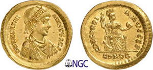 87-Valentinien II (375-392) Solidus - ... 