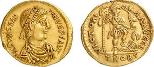 98-Constantin III (407-411) Solidus - ... 