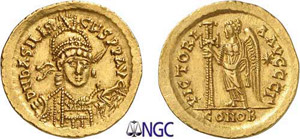 108-Basiliscus (475-476) Solidus - ... 